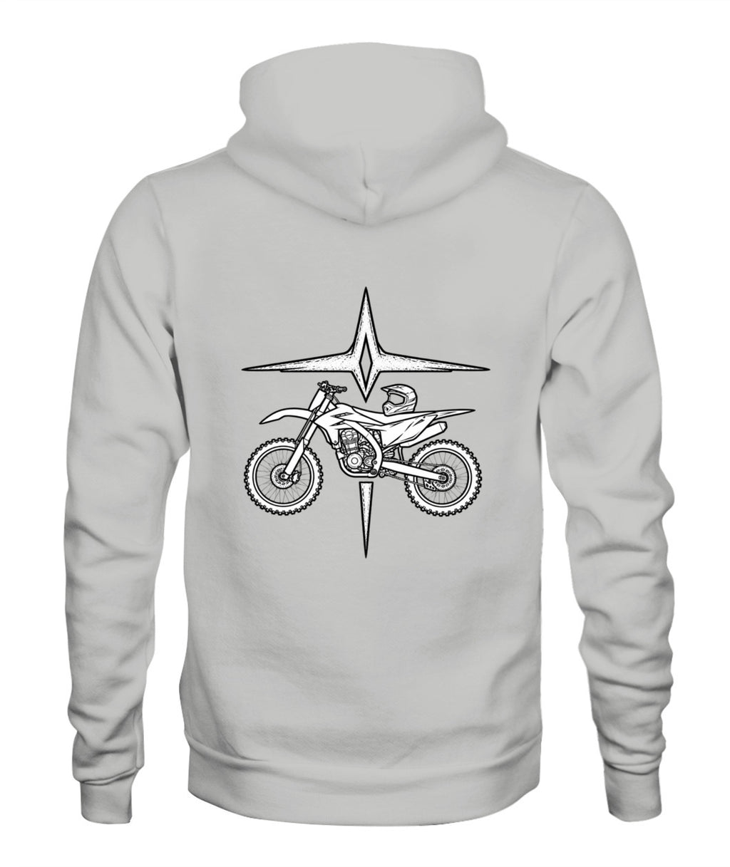 Star & Bike Hoodie