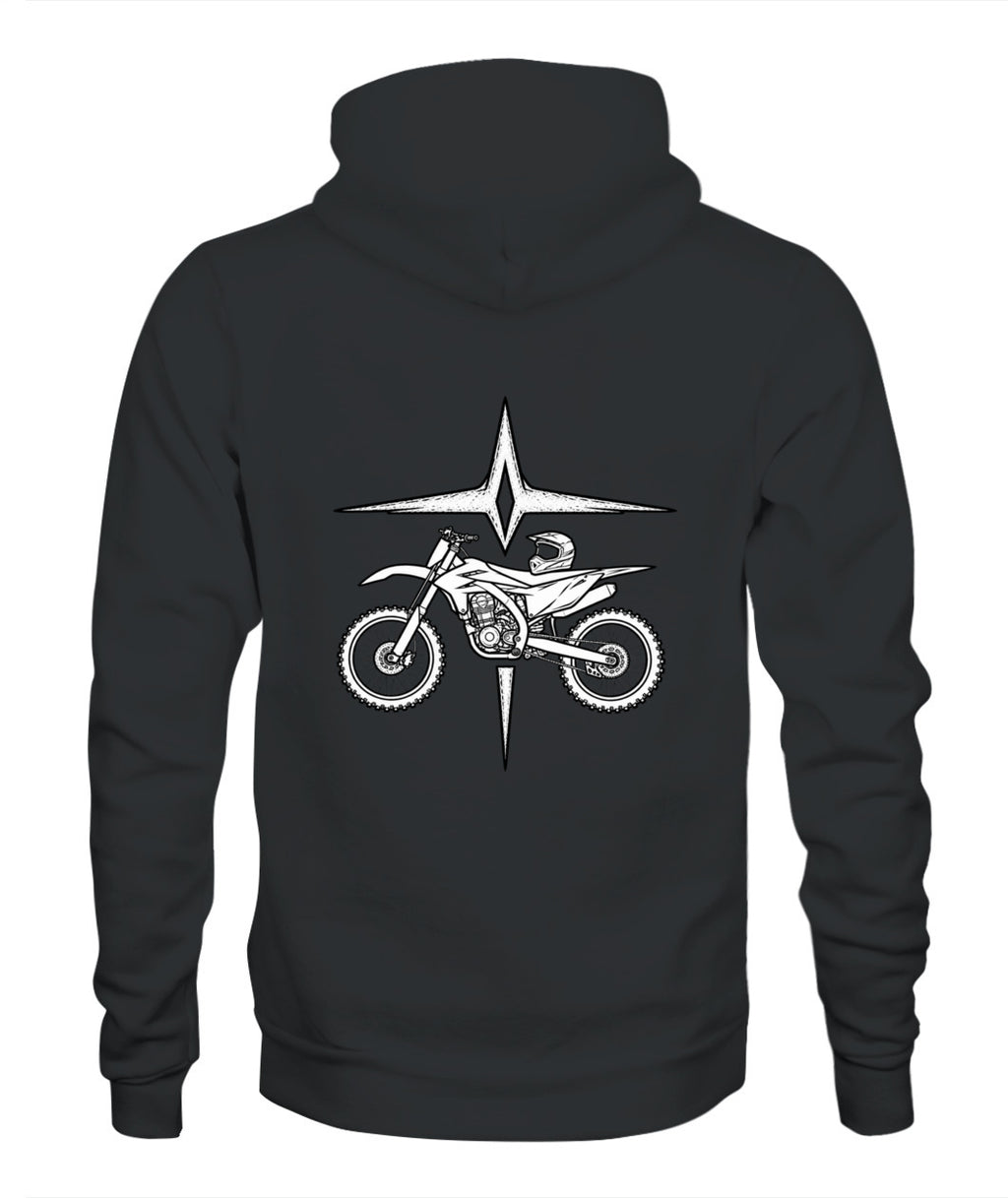 Star & Bike Hoodie