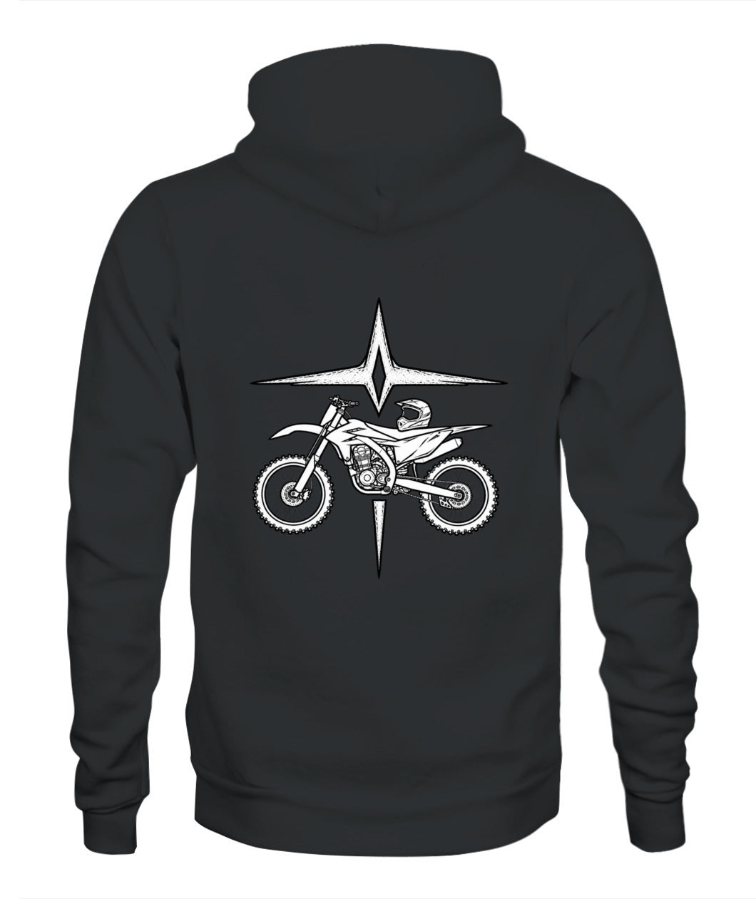 Star & Bike Hoodie