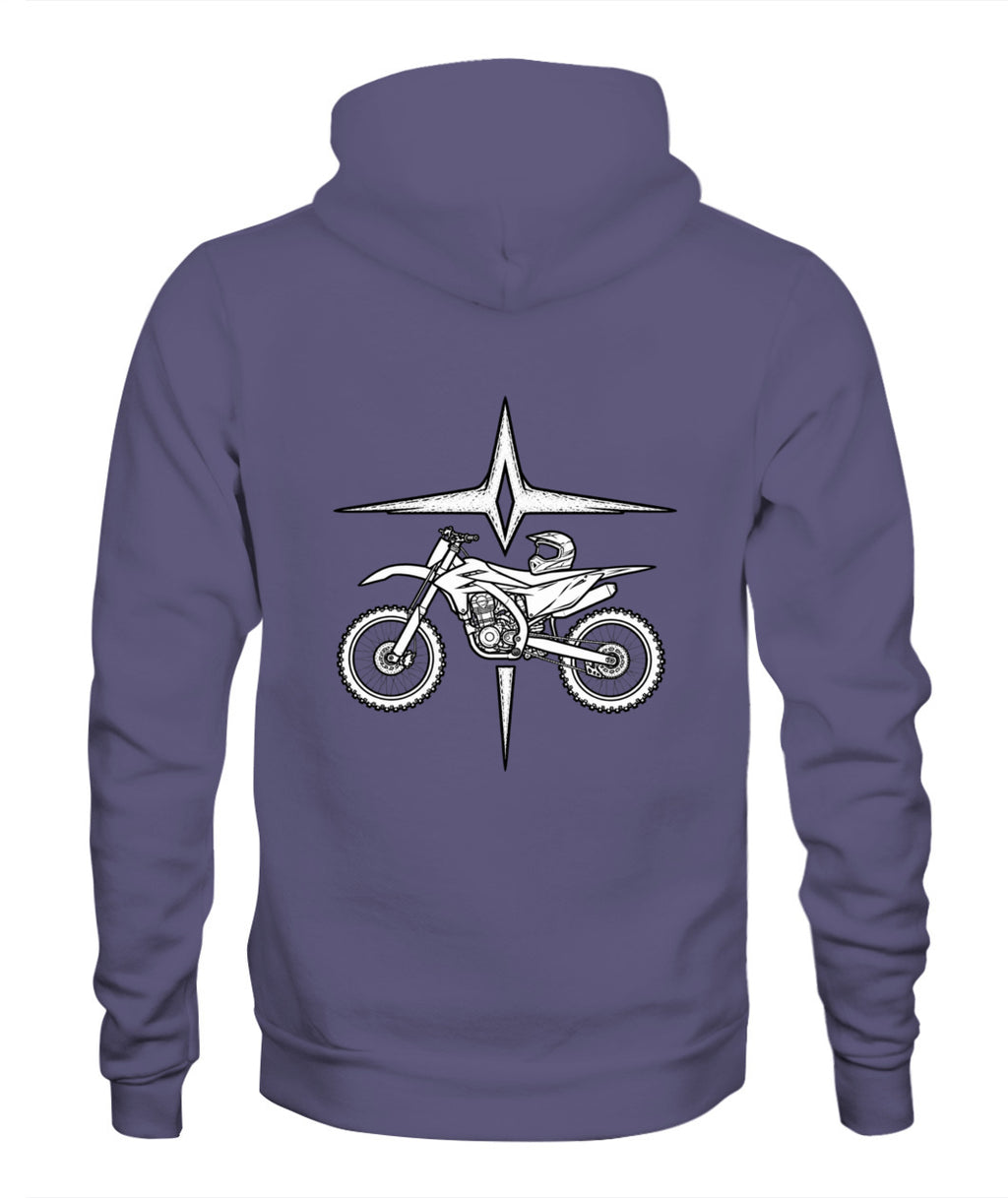 Star & Bike Hoodie