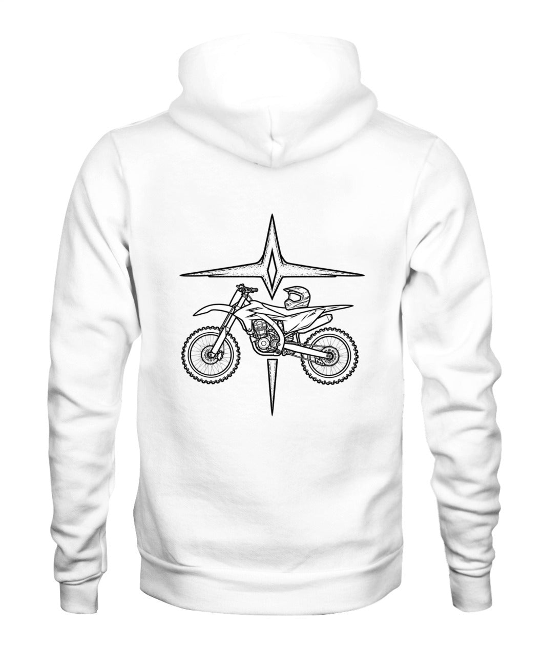 Star & Bike Hoodie