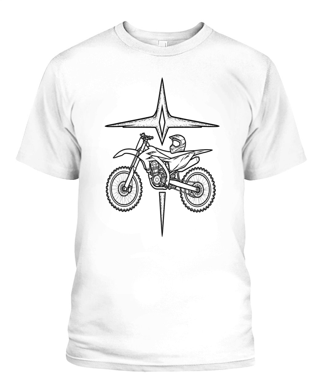 Star & Bike Big & Tall T-Shirt