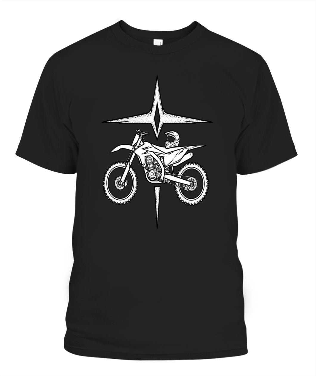 Star & Bike Big & Tall T-Shirt